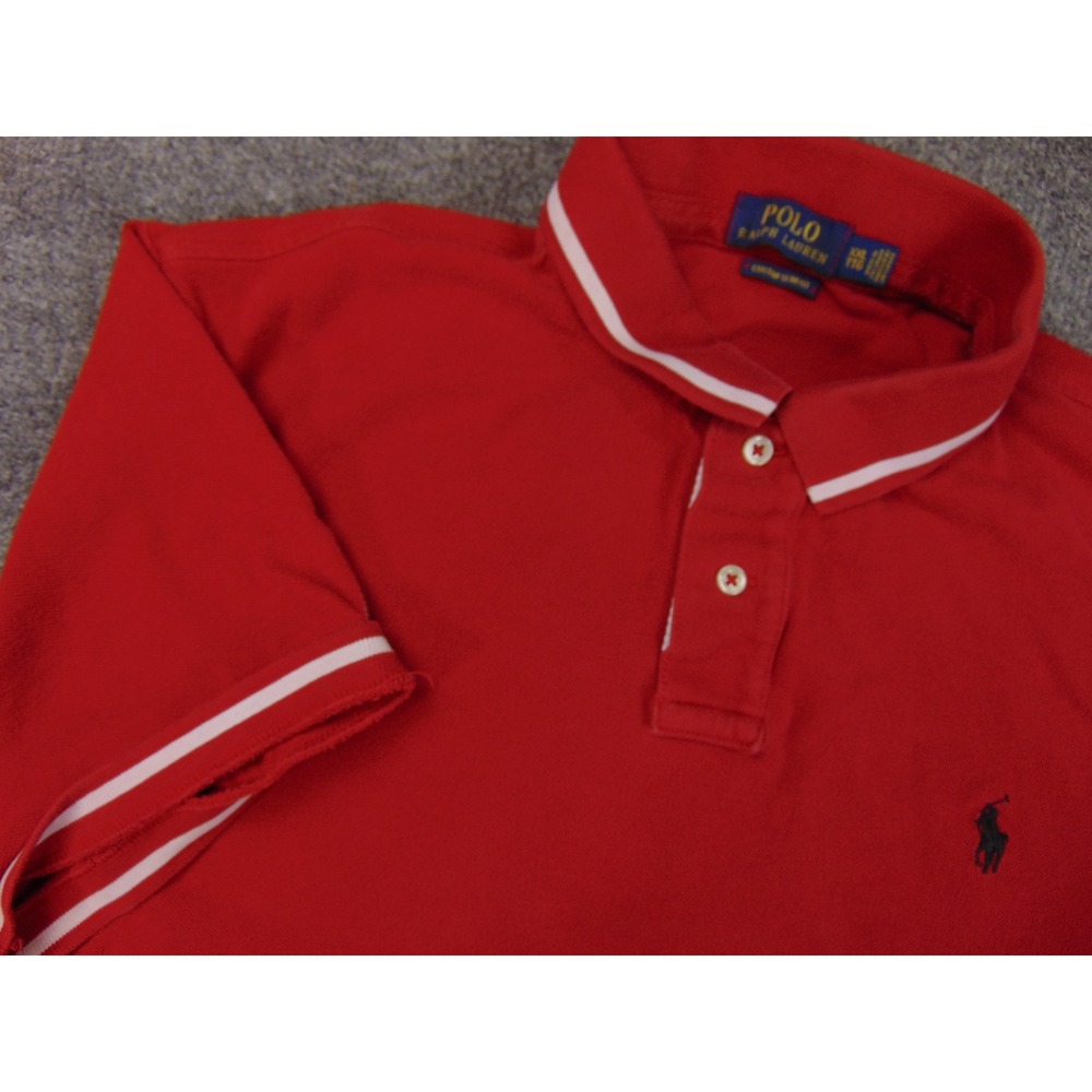 Polo Ralph Lauren Shirt Mens 2XL Custom Slim Fit  Number 2 Polo Shirt‎